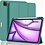 Ntech Tablet Hoes Geschikt voor iPad Air 13 Inch Hoes Pine Groen - Tri-fold Tablet Hoesje Case, iPad Air (2025) M3 / Air 13 inch (2024) M2 Trifold Stand Smart Case