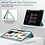 Ntech Tablet Hoes Geschikt voor iPad Air 13 Inch Hoes Pine Groen - Tri-fold Tablet Hoesje Case, iPad Air (2025) M3 / Air 13 inch (2024) M2 Trifold Stand Smart Case