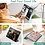 Ntech Tablet Hoes Geschikt voor iPad Air 13 Inch Hoes Pine Groen - Tri-fold Tablet Hoesje Case, iPad Air (2025) M3 / Air 13 inch (2024) M2 Trifold Stand Smart Case