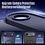 Ntech Hoesje Geschikt voor iPhone Air Hoesje Donker Blauw - Hoesje Geschikt voor MagSafe iPhone Air - Shockproof Back Cover met Lens beschermer