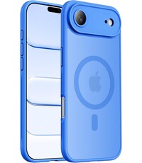 Ntech Hoesje Geschikt voor iPhone Air Hoesje Licht Blauw