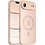 Ntech Hoesje Geschikt voor iPhone Air Hoesje Pink Sand - Hoesje Geschikt voor MagSafe iPhone Air - Shockproof Back Cover met Lens beschermer