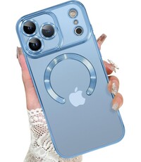 Ntech Magsafe Hoesje Geschikt voor iPhone 17 Pro Max hoesje Transparant