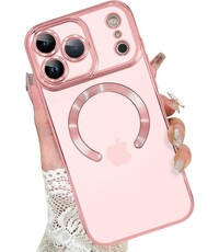 Ntech Magsafe Hoesje Geschikt voor iPhone 17 Pro hoesje Transparant