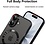 Ntech Magsafe Hoesje Geschikt voor iPhone 17 hoesje Transparant / Zwart - Lens beschermer – backcover