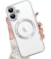 Ntech Magsafe Hoesje Geschikt voor iPhone 17 hoesje Transparant
