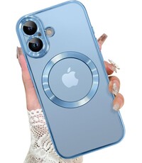 Ntech Magsafe Hoesje Geschikt voor iPhone 17 hoesje Transparant