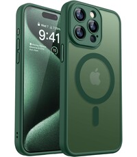 Ntech Hoesje Geschikt voor iPhone 15 Pro Hoesje Pine Groen