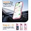 Ntech Hoesje Geschikt voor iPhone 15 Pro Max Hoesje Roze - Hoesje Geschikt voor MagSafe iPhone 15 Pro Max - Shockproof Back Cover met Lens beschermer