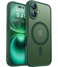 Ntech Hoesje Geschikt voor iPhone 16 Hoesje Pine Groen