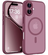 Ntech Hoesje Geschikt voor iPhone 16 Hoesje Pruim