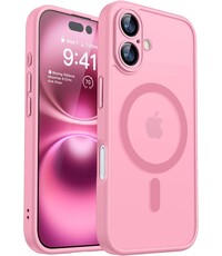 Ntech Hoesje Geschikt voor iPhone 16 Plus Hoesje Roze