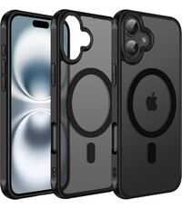 Ntech Hoesje Geschikt voor iPhone 16 Plus Hoesje Zwart