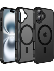 Ntech Hoesje Geschikt voor iPhone 16 Plus Hoesje Zwart