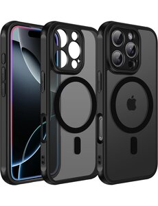 Ntech Hoesje Geschikt voor iPhone 16 Pro Hoesje Zwart