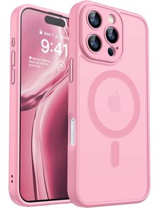 Ntech Hoesje Geschikt voor iPhone 16 Pro Max Hoesje Roze