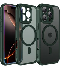 Ntech Hoesje Geschikt voor iPhone 16 Pro Max Hoesje Pine Groen