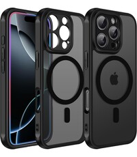 Ntech Hoesje Geschikt voor iPhone 16 Pro Max Hoesje Zwart