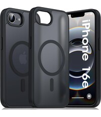 Ntech Ntech -  Hoesje Geschikt voor iPhone 16e Hoesje Mat Zwart
