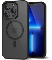 Ntech Ntech -  Hoesje Geschikt voor iPhone 13 Pro Max Hoesje Mat Zwart