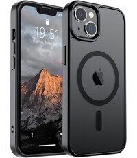 Ntech Ntech - Hoesje Geschikt voor iPhone 14 Plus Hoesje Mat Zwart