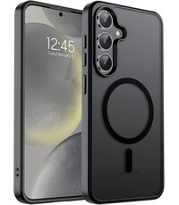 Ntech Ntech - Hoesje Geschikt voor Samsung S24 / S25 Hoesje Mat Zwart