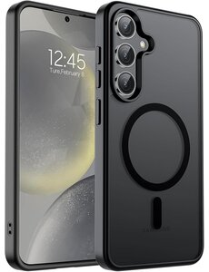 Ntech Ntech - Hoesje Geschikt voor Samsung S24 Plus / S25 Plus Hoesje Mat Zwart