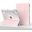 Ntech Hoes geschikt voor iPad 11 (2025) A16 11th Generation hoes Rose Goud - iPad 2022 10,9" 10e Generatie Smart Case met Harde Doorzichtige Achterkant en Pencil Slot
