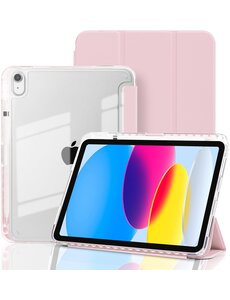 Ntech Hoes geschikt voor iPad 2025 hoes Rose Goud