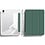 Ntech Hoes geschikt voor iPad 11 (2025) A16 11th Generation hoes Pine Groen - iPad 2022 10,9" 10e Generatie Smart Case met Harde Doorzichtige Achterkant en Pencil Slot