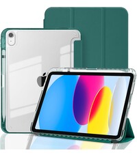 Ntech Hoes geschikt voor iPad 11 (2025) A16 11th Generation hoes Pine Groen