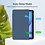 Ntech Hoes geschikt voor iPad Air 13 Inch hoes Smart Donker Blauw M3/M2 (2025/2024) - iPad Pro 12.9 6th/5th/4th Gen hoes Smart Case met Harde Doorzichtige Achterkant en Pencil Slot