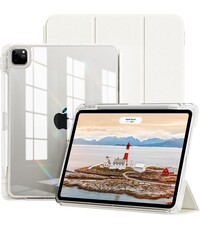 Ntech Hoes geschikt voor iPad Air 13 Inch hoes Smart Wit