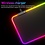 Ntech Ntech Gaming Muismat XXL -  led muismat 80x30 - RGB LED Verlichting - Anti-Slip -Neon Verlichting