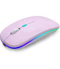 Ntech Ntech - Muis Draadloos - Draadloze Muis Laptop Roze