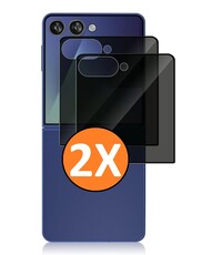 Ntech Privacy Screenprotectors Geschikt voor Samsung Galaxy Flip 7