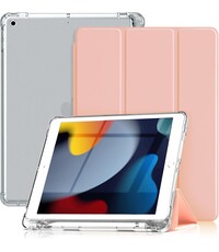 Ntech Hoes geschikt voor iPad 2021 hoes Rose Goud