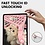Ntech Hoes Geschikt voor iPad Air 11 inch hoes Rose Goud /  iPad Air M4 / M3 (2025 2026)  hoes Smart Case met Harde Doorzichtige Achterkant en Pencil Slot - iPad Pro 11 Inch 2022/2021/2020/2018/ iPad Air 5th/4th Generation Tri Fold Tablet