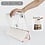 Ntech Hoes Geschikt voor iPad Air 2025 Wit hoes Smart Case met Harde Doorzichtige Achterkant en Pencil Slot - ipad air 11 inch hoes - iPad Pro 11 Inch 2022/2021/2020/2018/ iPad Air 5th/4th Generation Tri Fold Tablet
