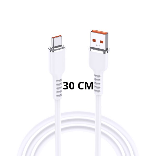 Ntech Ntech USB C Kabel – 30cm usb c naar USB A kabel 60W geschikt voor Apple CarPlay, Powerbanks, Auto Accessories /Samsung A56/ A36/A26/S25 Ultra/S25 FE/A17/A16/ Tab A11 Plus / S24 Ultra / S24 FE / iPhone 17 / 17 Pro / 15 / 15 Pro / 16 / 16 Pro Max