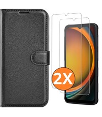 Ntech Hoesje geschikt voor Samsung Galaxy Xcover 7 Pro hoesje Zwart