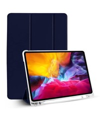 Ntech Hoes geschikt voor iPad 2021 hoes Donker Blauw