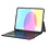 Ntech Ntech - Toetsenbord Geschikt voor iPad 2025 hoes Zwart - A16 hoes 11 inch / iPad 10e generatie (2022) 10.9 inch bluetooth toetsenbord QWERTY - Cover met Touchpad Muis Pencil Houder - Bluetooth Magnetisch Smart Folio Keyboard Case
