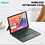 Ntech Ntech - Toetsenbord Geschikt voor iPad 9/8/7 10.2 inch hoes Zwart (9e generatie 2021 / 8e generatie 2020 / 7e generatie 2019) bluetooth toetsenbord QWERTY - Cover met Touchpad Muis Pencil Houder - Bluetooth Magnetisch Smart Folio Keyboard Case