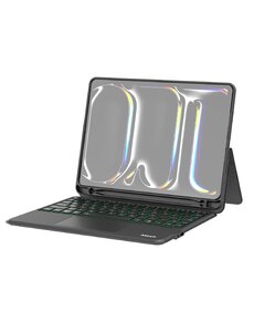Ntech Ntech - Toetsenbord Geschikt voor iPad 9/8/7 10.2 inch hoes Zwart