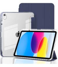 Ntech Hoes geschikt voor iPad 2025 hoes Donker Blauw