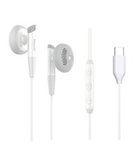 Ntech Ntech - oordopjes met Draad - NT - 04 Wit - USB C