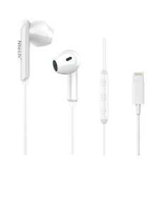 Ntech Ntech - Oortjes Geschikt voor iPhone met Lightning NT- 01 Wit
