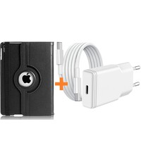 Ntech Hoes geschikt voor iPad 2025 hoes Zwart