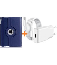 Ntech Hoes geschikt voor iPad 2025 hoes Donker Blauw